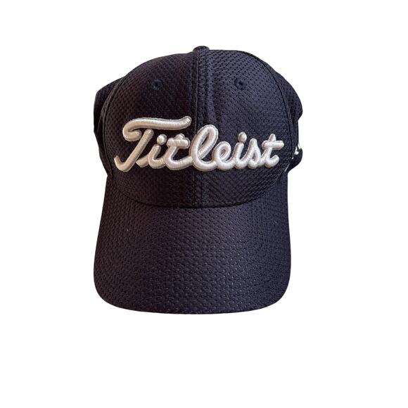 Titleist Pro V1 Footjoy Tour Navy Embroidered Golf Hat Size M - Picture 1 of 5